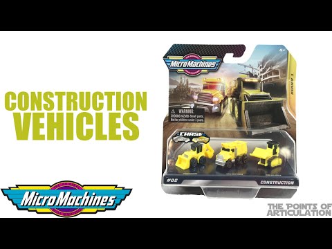 Micro Machines Set #2 Construction Vehicles 2020