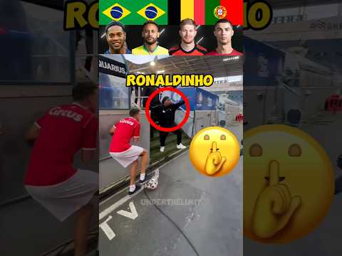Ronaldinho VS Neymar VS De Bruyne VS Ronaldo Nutmeg Challenge