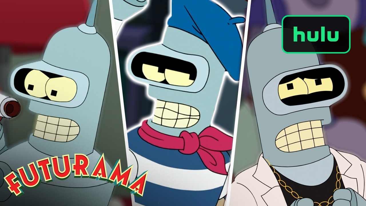 Bender Causing Chaos for 15 minutes Straight | Futurama | Hulu