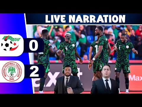 🔴Algeria 0 - 2 Nigeria Score ⚽ Africa Cup of Nations Commentary Score Video Simulation Game 2026
