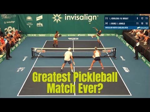 This Match had it ALL!! Irvine/Arnold vs Wright/Kovalova Highlights at North Carolina Open