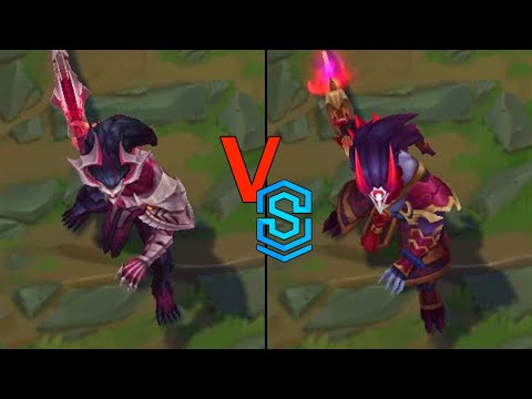 Visions of the Fallen Tryndamere VS Blood Moon Tryndamere