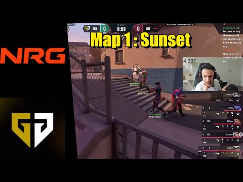 FNS react to NRG vs Gen.G | Map 1 | Esports World Cup 2025 |