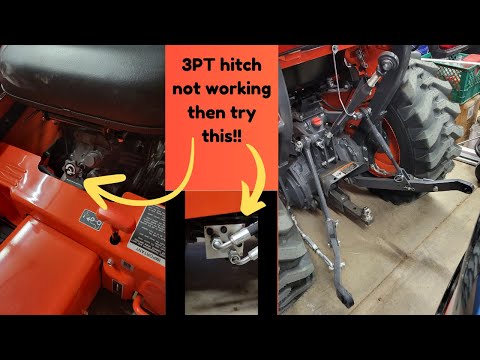 3pt hitch not working then try these two things to fix it!