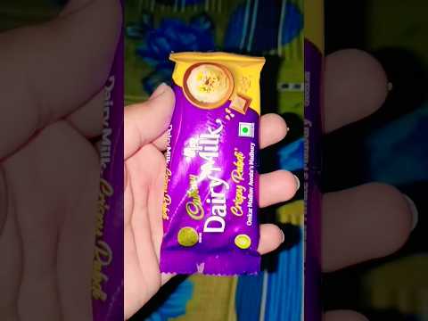 Cadbury dairy milk crispy rabdi chocolate is nice 👌 #shorts #indianfood #veg #ashortaday #streetfood