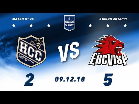 09.12.2018 HC La Chaux-de-Fonds - EHC Viège (2-5)