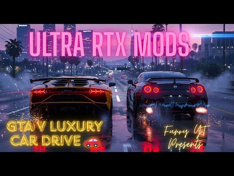GTA V Ultra Realistic Supercar Drive 🚘 | Lamborghini, GTR, Bugatti | Furry YT 4K RTX