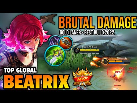 BEATRIX BEST BUILD 2022 | TOP GLOBAL BEATRIX GAMEPLAY | MOBILE LEGENDS✓