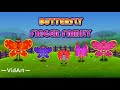Butterfly Finger Family Kids Songs KIDOZ NATION