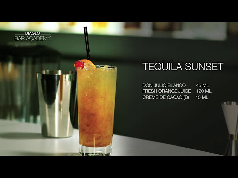 image-What's the difference between a tequila sunrise and a tequila sunset?