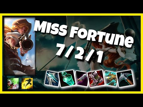 Miss Fortune vs Samira KOREAN Challenger BOT (7/2/1) - v11.1