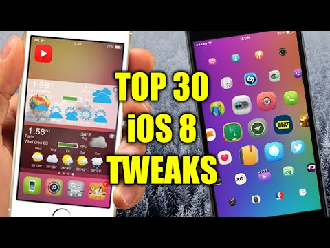 TOP 30 iOS 8 Jailbreak Cydia Tweaks
