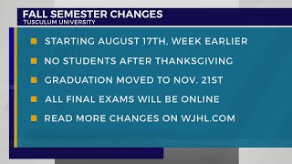 Tusculum announces changes to academic calendar to prevent COVID-19 spread