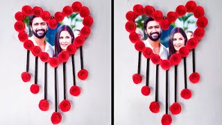 Valentine's Day Gift Idea | How to make Valentine's Day Gift | Photo Frame Making | Wall Hanging