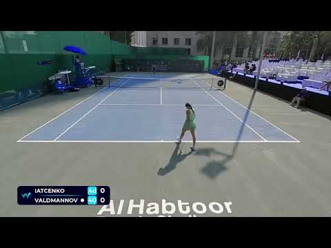 Polina Iatcenko (RUS) vs Vendula Valdmannova [WC] (CZE) // 6-6 *RET // W100 Dubai // 2nd Round
