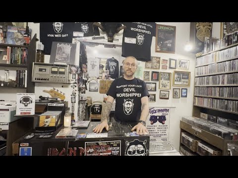 Inside Mephisto record store