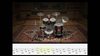 AC/DC - Thunderstruck - Drum Cover with sheet music how to play tutorial #drumcover #drumtrack