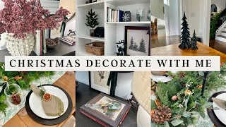 CHRISTMAS DECORATE WITH ME 2025 | CHRISTMAS DECORATING IDEAS (DINING ROOM/ENTRY/OFFICE) #christmas