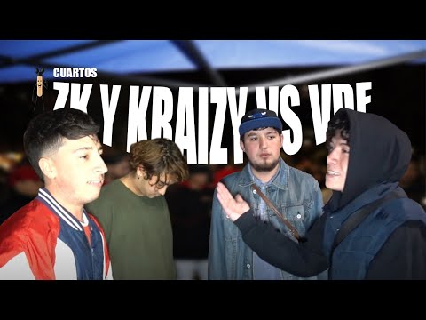 ZK Y KRAYZI vs. VOLUNTAD DE FUEGO : Cuartos - TOMYORK Duplas 2023