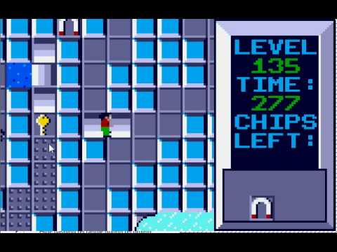 Chip's Challenge 1 Level 135 Trust Me, Lynx version