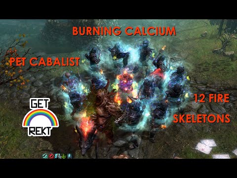 [HC] Grim Dawn Build Guide - Burning Calcium, fire pet Cabalist