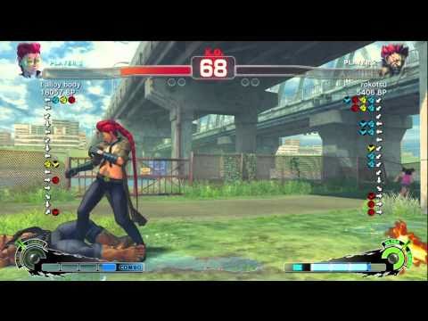 rokotsu [Akuma] vs t alloy body [Viper] SSF4 Japanese Online Ranked Matches - TRUE-HD