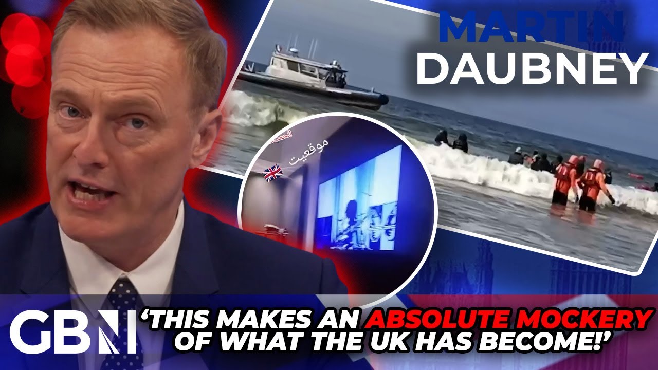 'FARCICAL!' New footage of illegal migrants crossing English Channel 'makes a MOCKERY' of Britain