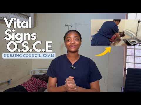 Vital Signs OSCE Procedure 🌡️|| Nursing Council Exam || Step by Step