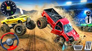 Monster Truck 4x4 Derby Stunt 3D - Extreme Crash Car Demolition - Android GamePlay