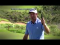 DUSTIN JOHNSON AT HOME WITH FIANCE.