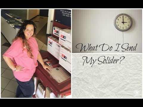 What I Send In My Soliders Care package