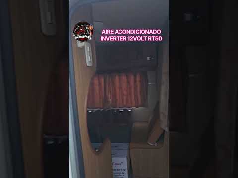RT50 Aire acondicionado eléctrico inverter 12vol Casilla #rodanteros #martinezsye #recreo #inverter