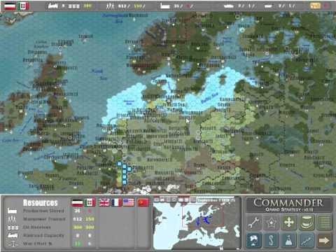 Commander - Europe at War - Capture Denmark in 1 Turn