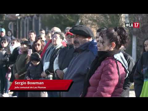 Las Plumas tendrá acceso al gas por primera vez en su historia