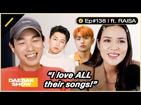 Who Are Raisa's Favorite Korean Artists? | Daebak Show Ep. #138 Highlight