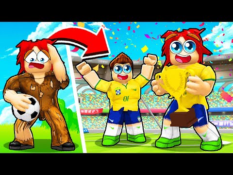 I BECAME A FOOTBALL PLAYER FOR 1 DAY IN ROBLOX…