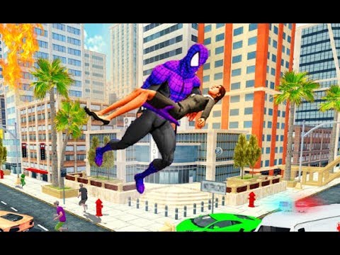 Amazing Superhero Spider Rope City Rescue Mission | New Superhero Spider Android GamePlay