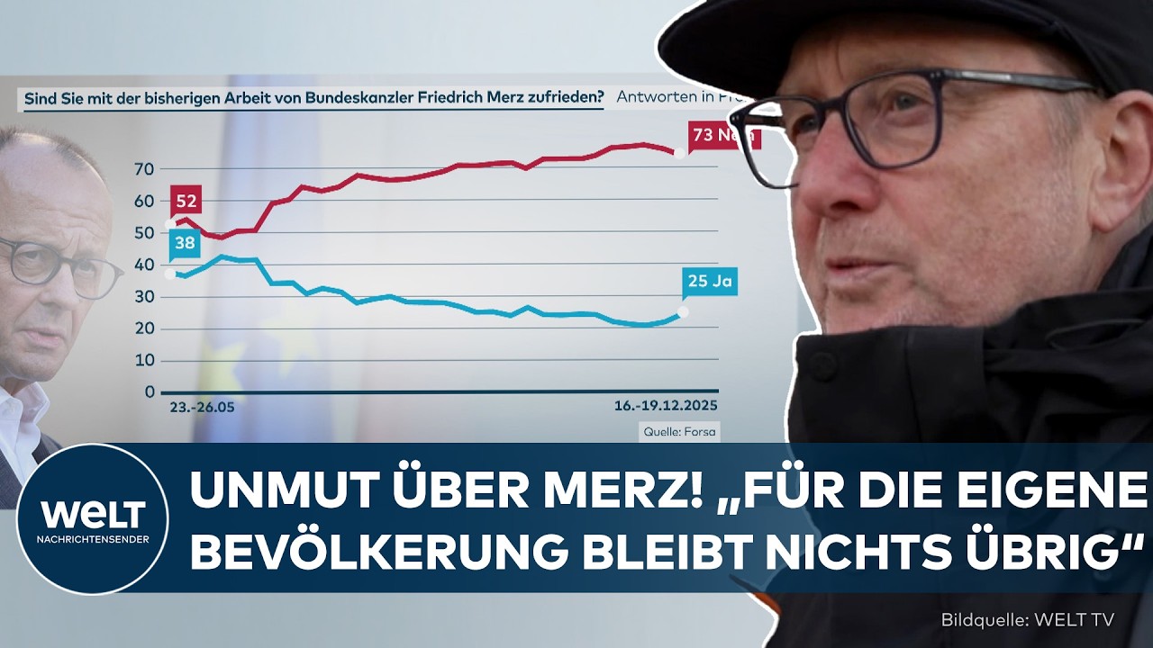 DEUTSCHLAND: „Versprechen einhalten!“ – Unmut über Merz bei den Bürgern weiter groß!