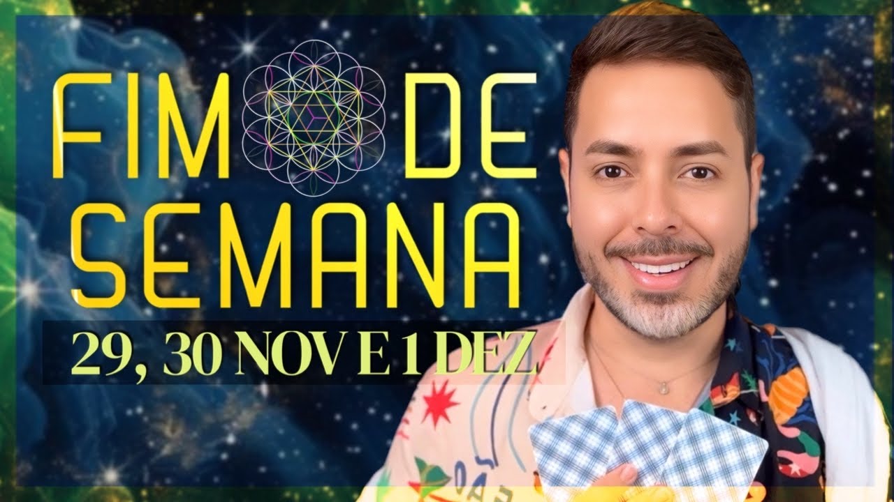 PREVISÕES FIM DE SEMANA. 29, 30 NOVEMBRO E 1 DE DEZEMBRO.