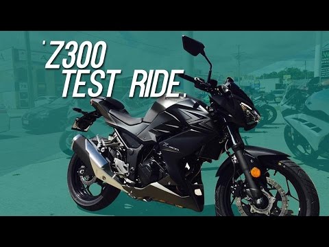 KAWASAKI Z300 test ride || First impression test ride