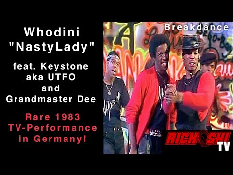 1983 "Nasty Lady" Whodini & Keystone UTFO Germany Rare TV-Show Breakdance R.I.P. Kangol Kid, Ecstasy