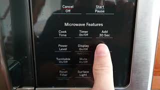 Setting the Clock on a GE Microwave