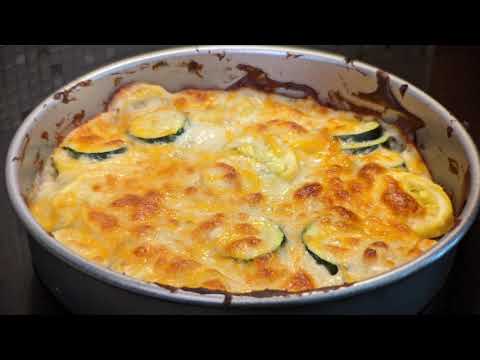 Ultra Cheesy Summer Squash Au Gratin