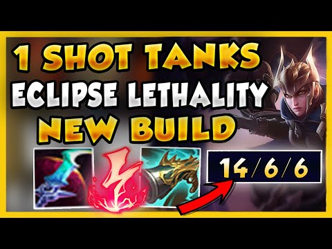RANK 1 QUINN TRIES NEW ECLIPSE IN SEASON 11! ONE SHOT TANKS TOO (INSANE DAMAGE) - League of Legends