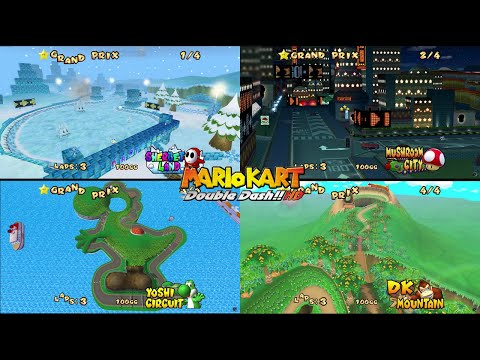 Mario Kart Double Dash (GC|HD Texture Pack) (3|4) / Star Cup [16:9/4K@60]