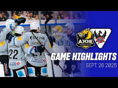 Highlights - Ajoie vs Fribourg-Gottéron - 26.09.25