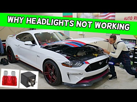 WHY HEADLIGHTS DO NOT WORK ON FORD MUSTANG 2015 2016 2017 2018 2019 2020 2021 2022 2023