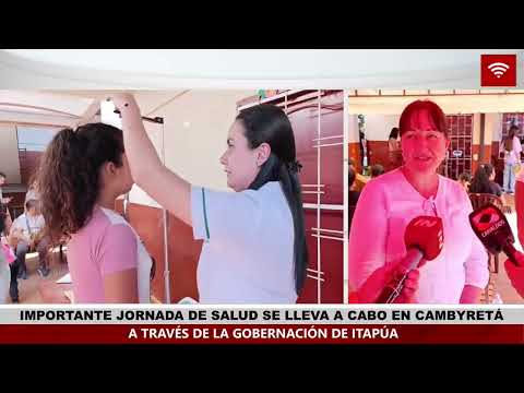CAMBYRETÁ: REALIZAN NUEVA JORNADA DEL PROGRAMA “LA ESCUELA CON SALUD”
