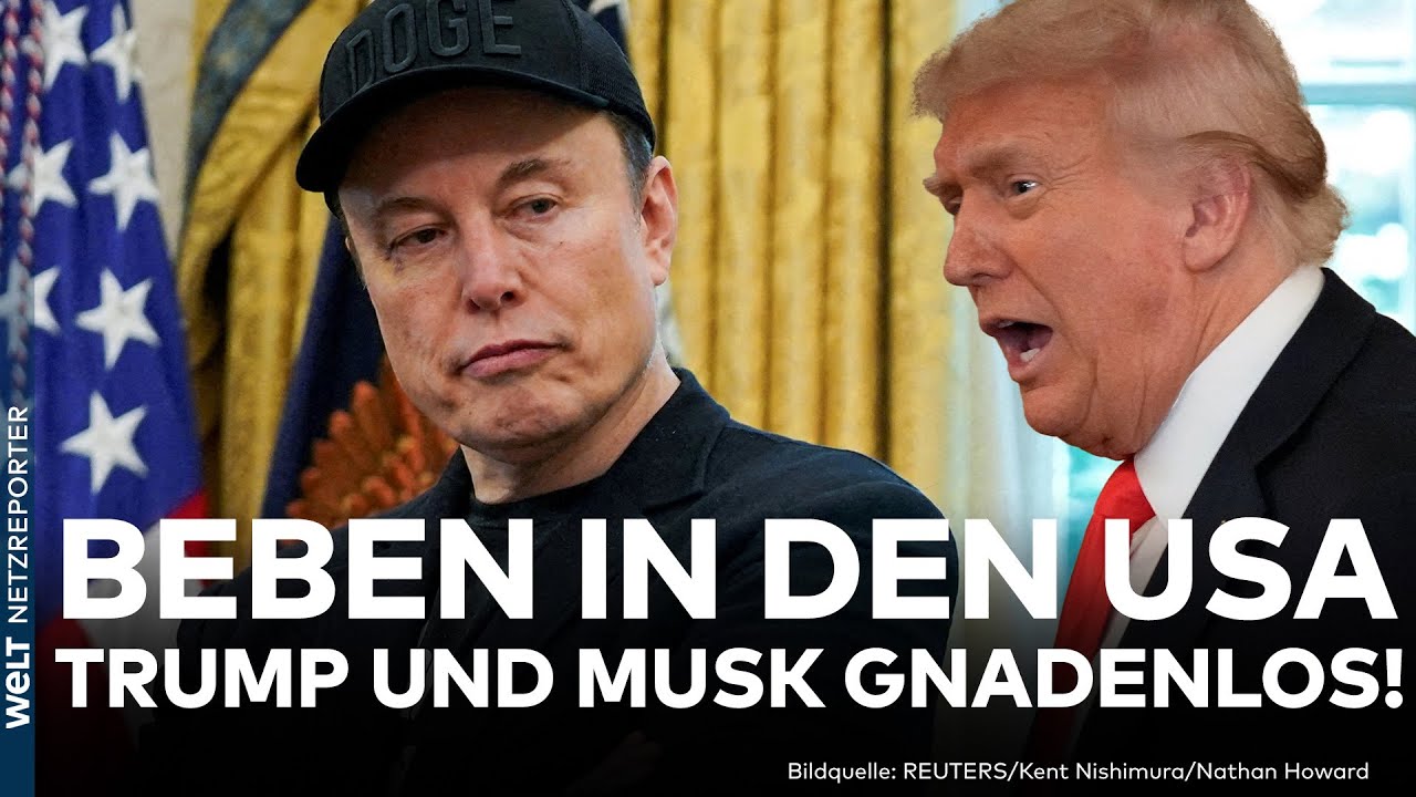 USA: Trump and Musk escalate tensions! Tesla CEO and US President verbally attack each other!
