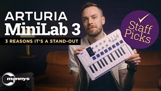 Video thumbnail for Staff Pick: Arturia MiniLab 3, here's why it's a winner! by Mannys Music